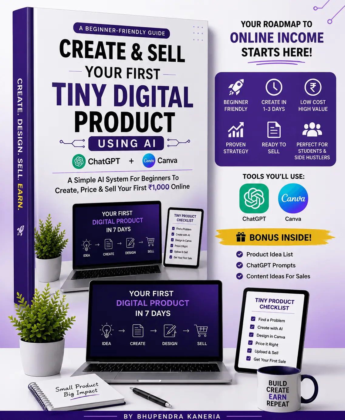 Create & Sell Your First Tiny Digital Product Using AI