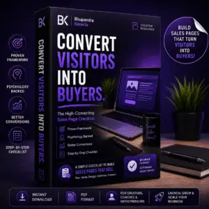 Convert Visitors Into Buyers: Sales Page Checklist